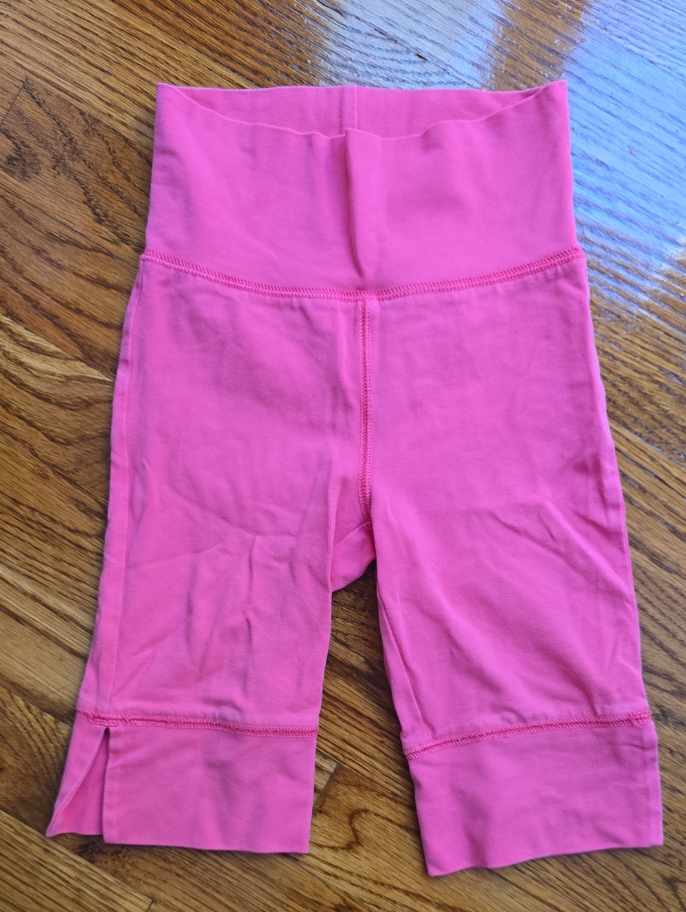 Hanna Andersson Bright Pink High-Waist Bike Shorts